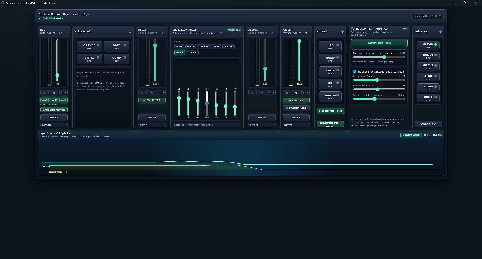 Console Audio Mixer Pro